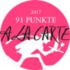 alacarte-91Punkte Logo des Weinmagazins Alacarte mit Punkten